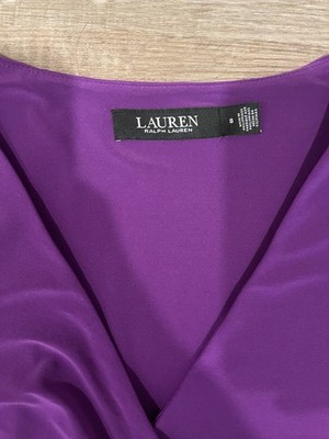 ralph lauren purple wrap dress Ralph Lauren Purple Wrap Dress Size 8