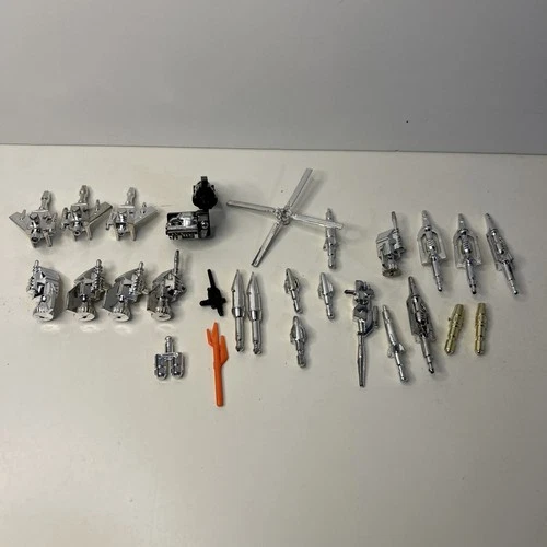 Lot of Vintage G1 Transformers Accessories & Original Parts and Pieces Lot