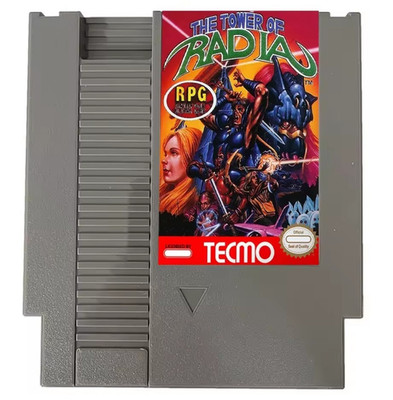 Tecmo The Tower of Radia Nintendo NES Game Cartridge RPG