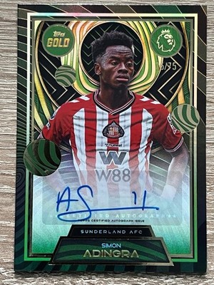 Topps Premier League Gold 2025/26 Simon Adingra Auto /75