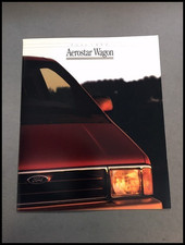 1992 Ford Aerostar Van 12-page Vintage Car Sales Brochure Catalog