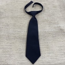 Boys Kids French Toast Solid Navy Blue Adjustable Necktie Tie Size 4/7