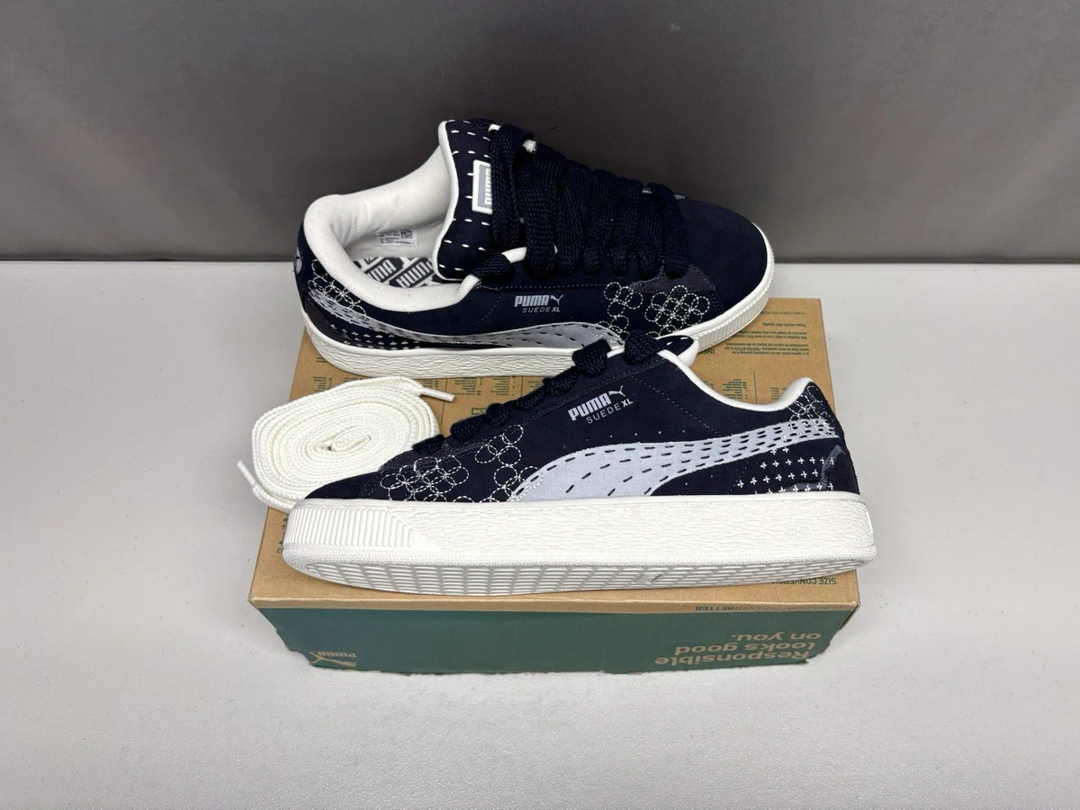 Puma Suede Classic Navy White for sale | eBay