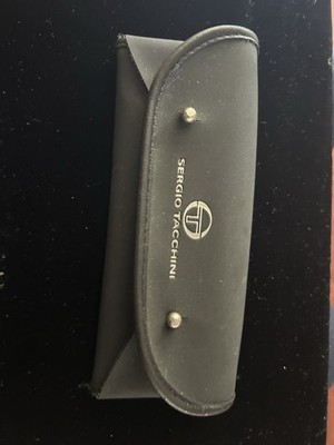 Sergio Tacchini Sunglasses Case Soft Shell Black Travel Carrier CASE ONLY