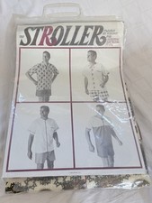 Vintage Men's TV-ing Stroller Summer Pajamas By Weldon All Cotton XL Lion Crests