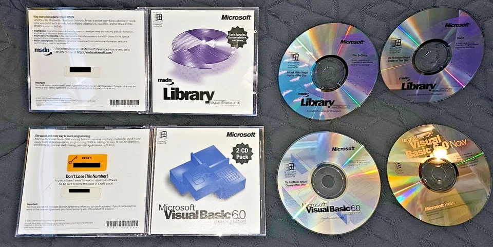 Microsoft Visual Basic 6.0 Learning Edition Windows 95/98/NT 4.0 COMPLETO EN MUY BUENA CONDICIÓN Foto 3 de 4