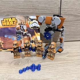 LEGO Star Wars: Geonosis Troopers Set (75089) 100% Complete Manual/Figs - No Box