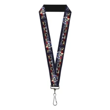 Buckle-Down Grateful Dead Lanyard, Grateful Dead Dave'S Picks Skeleton Americana