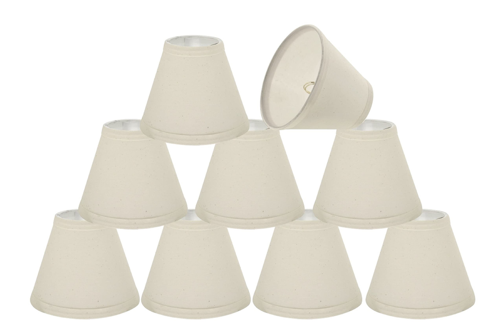 Aspen Creative 32118-9A Small Hardback Empire Shape Chandelier Clip-On Lamp S...