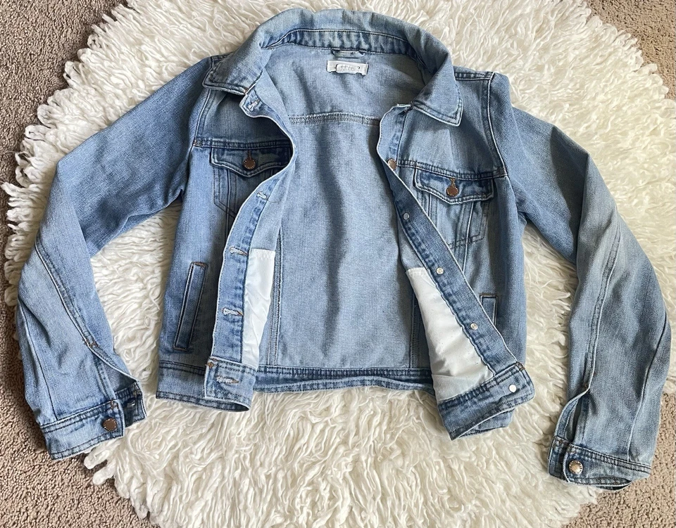 Chaqueta vaquera para mujer Ci Sono Denim Collection talla mediana/lavado claro Foto 4 de 4