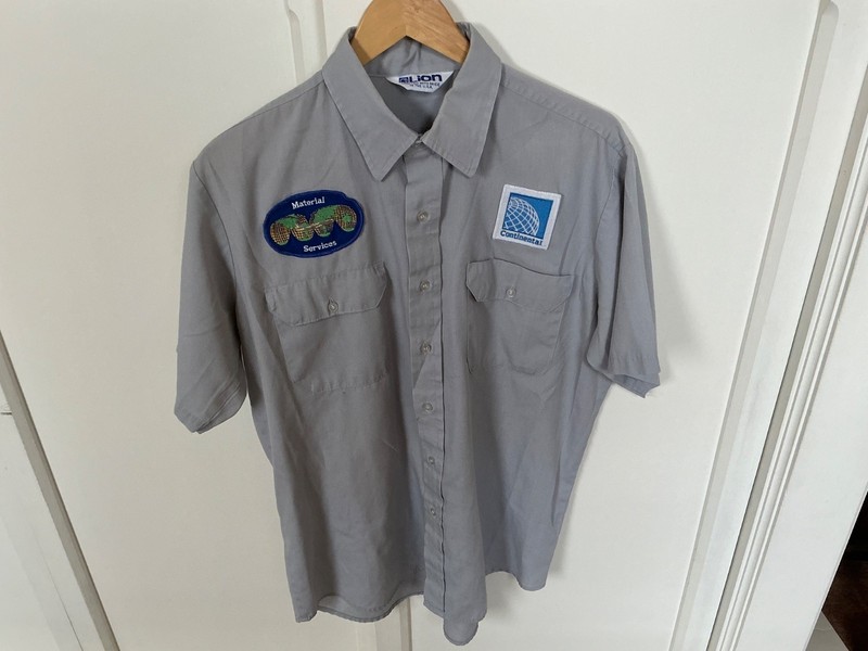 Continental Airlines Work Shirt Material Services