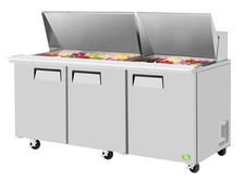 Refrigeration X 72.75" Wide 30 Pan Mega Top Sandwich Salad Prep Table
