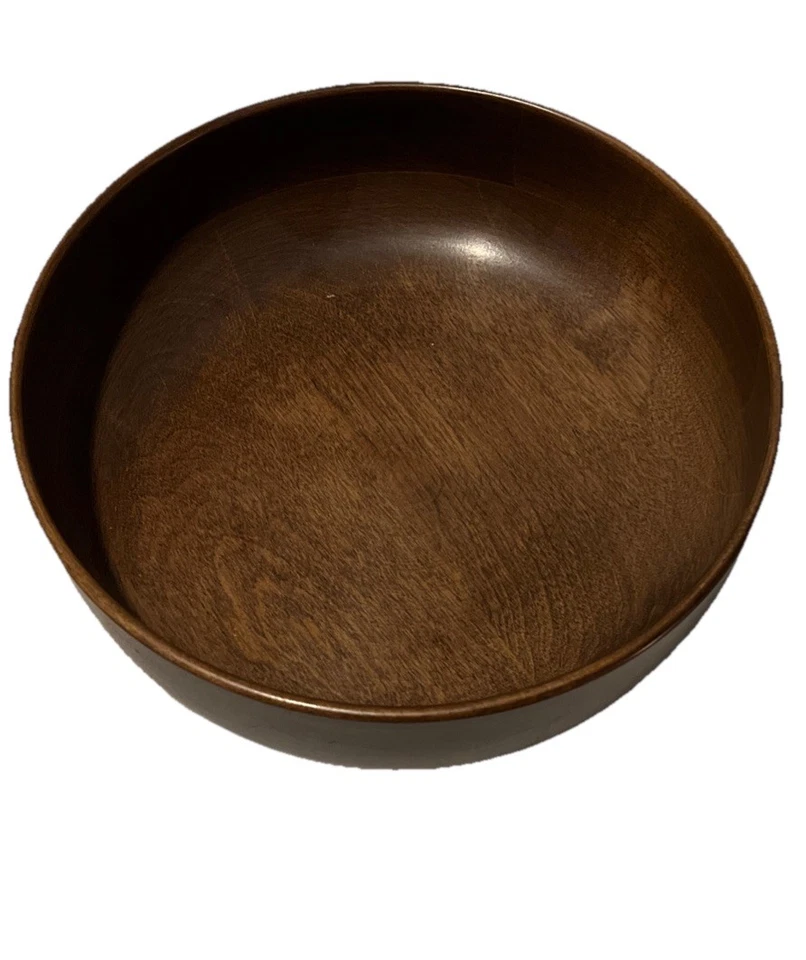 Woodbury's of Shelburne hecho a mano 10” ensaladera cuchara/tenedor hecho en Vermont Foto 3 de 4