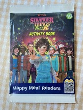2026 McDonald s Stranger Things Activity Book 10 Happy Meal Toy New And Sealed
