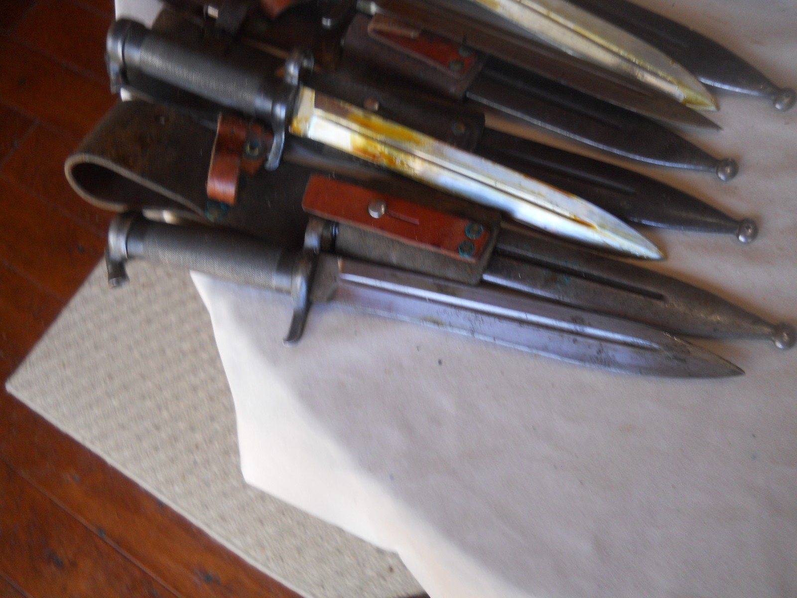 Swedish Model 1896 Mauser Bayonet w Scabbard & frog M1896 1938 Ljungmann AG42b