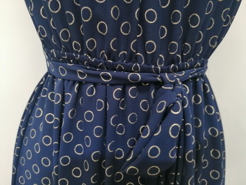 Michael Kors Navy Printed Halter Neck Dress Size XS Summer Holiday - Picture 4 of 8