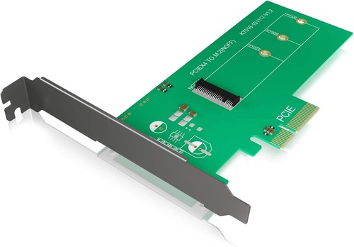 Icy-Box IB-PCI208 Interne PCI-Karte 1x m.2 PCIe (NVMe) SSD (2242, 2260, 2280) zu - Afbeelding 2 van 3