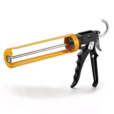 Caulking Gun,12:1 Thrust Ratio,Smooth Rod Drip-Free Caulk Gun,1/10 Gallon Car...