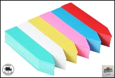 300 Pcs Plastic Plant Nursery Garden Labels 6 Colors 4 Inch Pot Marker Garden