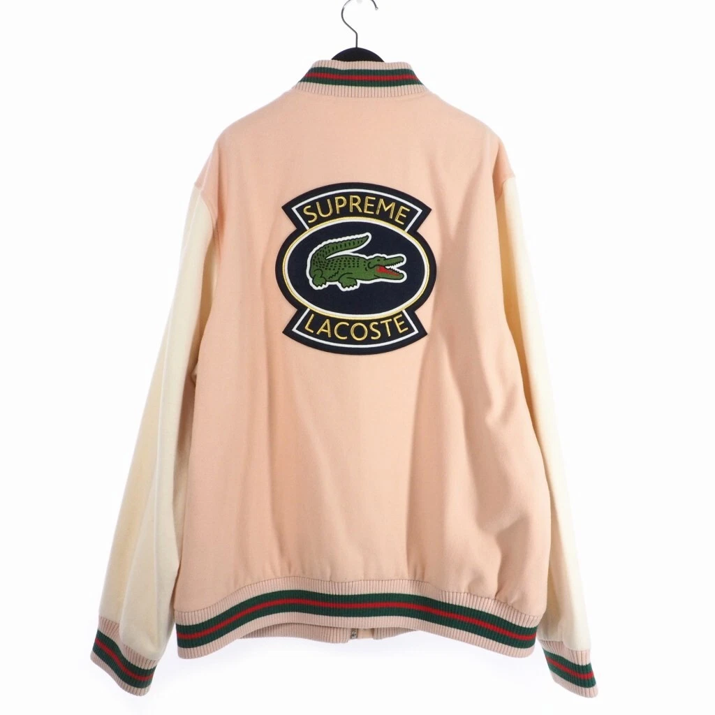Veste universitaire Supreme Lacoste Live LACOSTE laine pêche Stajan S pêche homme s