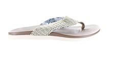 Johnnie-O Mens Windward Taupe Flip Flops Size 10 7743634 