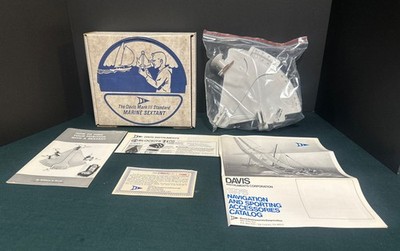 The Davis Mark 3 Marine Sextant With Original Box & Paperwork 1976 Nice!