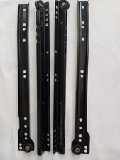 2/pair-Richelieu Euro Slide 12" Side Mount Drawer Slides Black (Lift and Right)