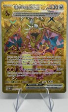 Pokémon Charizard ex 228/197 Gold Hyper Rare Obsidian Flames Tera-NM