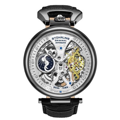 Legacy 3920 Black/Leather | Silver Dial Wristwatch 3920.4