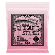 Ernie Ball Low G Ukulele Strings for Concert/Tenor - Clear Nylon, Ball End