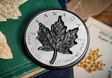 2023 Super Incuse Rhodium Maple Leaf 1oz .9999 Silver Coin Canada 3rd in series