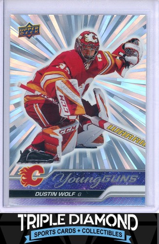 Dustin Wolf [Outburst Silver] #210 2023 Upper Deck card