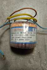Toroid Power Transformer PRI 230V - SEC 18V 2.5A 50VA