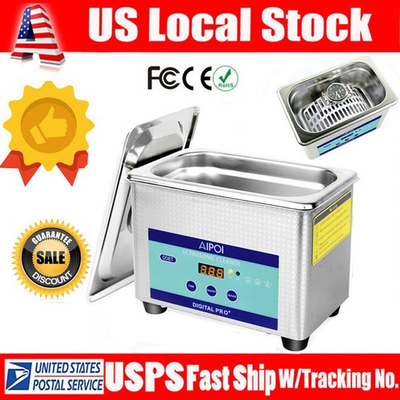 #ad #ad Commercial 800ML Ultrasonic Cleaner Industry w Timer Jewelry Ring Parts Glasses $41.17