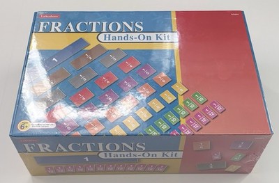 Brand New Lakeshore 20 Pouch Fractions Hands-On Kit GG904 Math Toy Ages 6+.