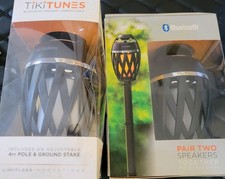 2 Qty...Black Bluetooth Speaker with LED Atmospheric Lighting Effect