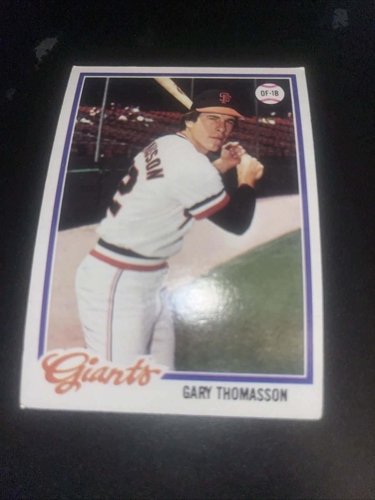 Gary Thomasson - 1978 Topps #648 - San Francisco Giants Baseball Card