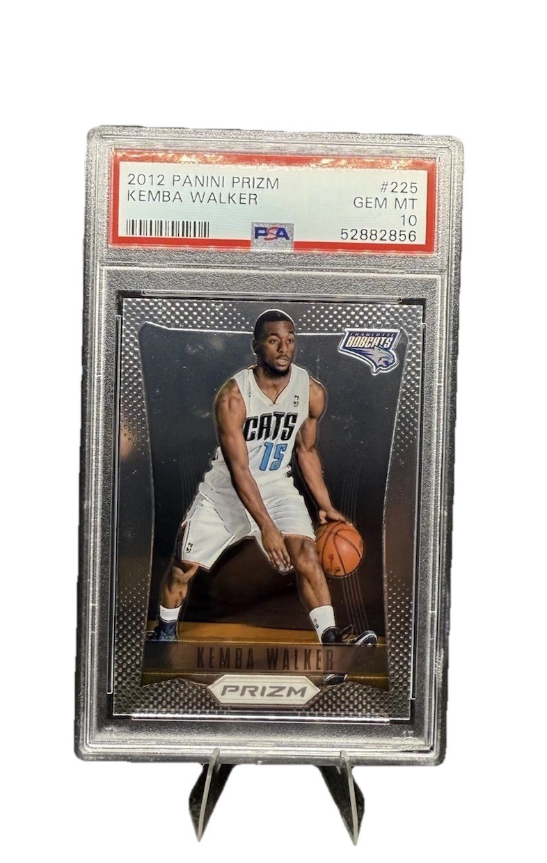 2012 Panini Prizm Kemba Walker  #225 PSA 10 GEM MT Charlotte Bobcats