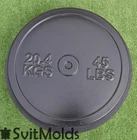 Sold 1 Concrete Mold Weight Plates Barbell Discs Olympic Lifting 1 pcs 45lb