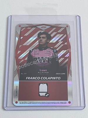 2025 UNO Elite F1 Formel 1 RED FOIL CARD #017 FRANCO COLAPINTO