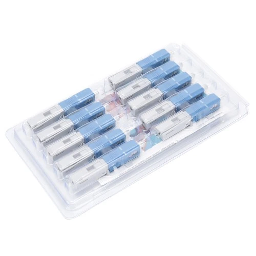 10x Fiber Optic Quick Connector Embedded Type SC/UPC Cold Optical Fast Connectin