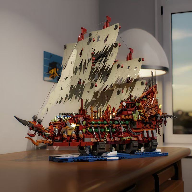 MOC Flying Dutchman Ship Boat Building Blocks Bricks Toy Set 2159+ PCS