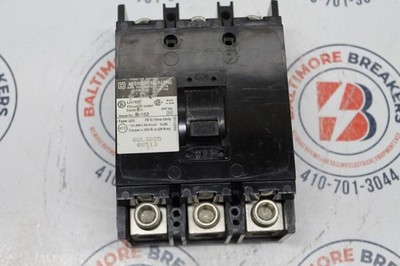 Q2L3225 Square D 225 amp 3 pole 240 volt feed thru Q2L circuit breaker TESTED