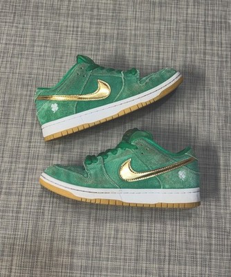 Nike SB Dunk Low Pro St. Patrick's Day 2022 Size 7.5 Sneaker Shoes