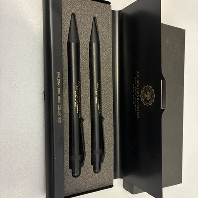 Vintage Kugelschreiber A.G. Spalding & Bros. Classic Pen und Bleistift schwarz 