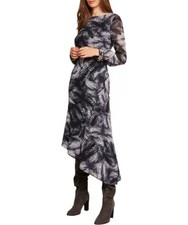 STUNNING NEW MINT VELVET ALANNA ASYMMETRIC MIDI DRESS 12