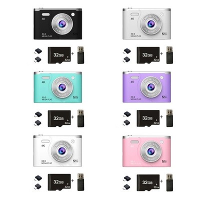6400W Pixels Digital Camera with 4K Video Recording Lightweighted Multiple Scene