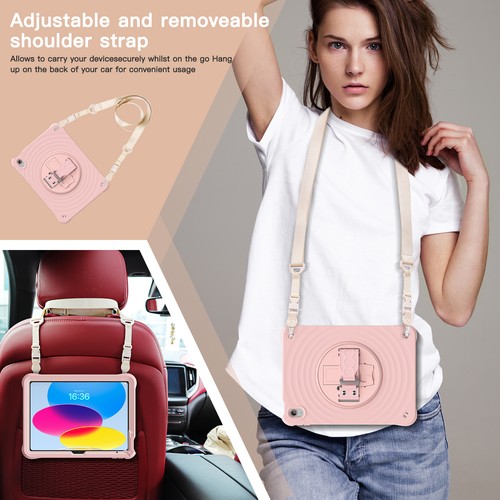 Ripple Shockproof Silikon Handschlaufe Ständer Hülle Cover für iPad (A16) 11. 2025 - Bild 36 von 41