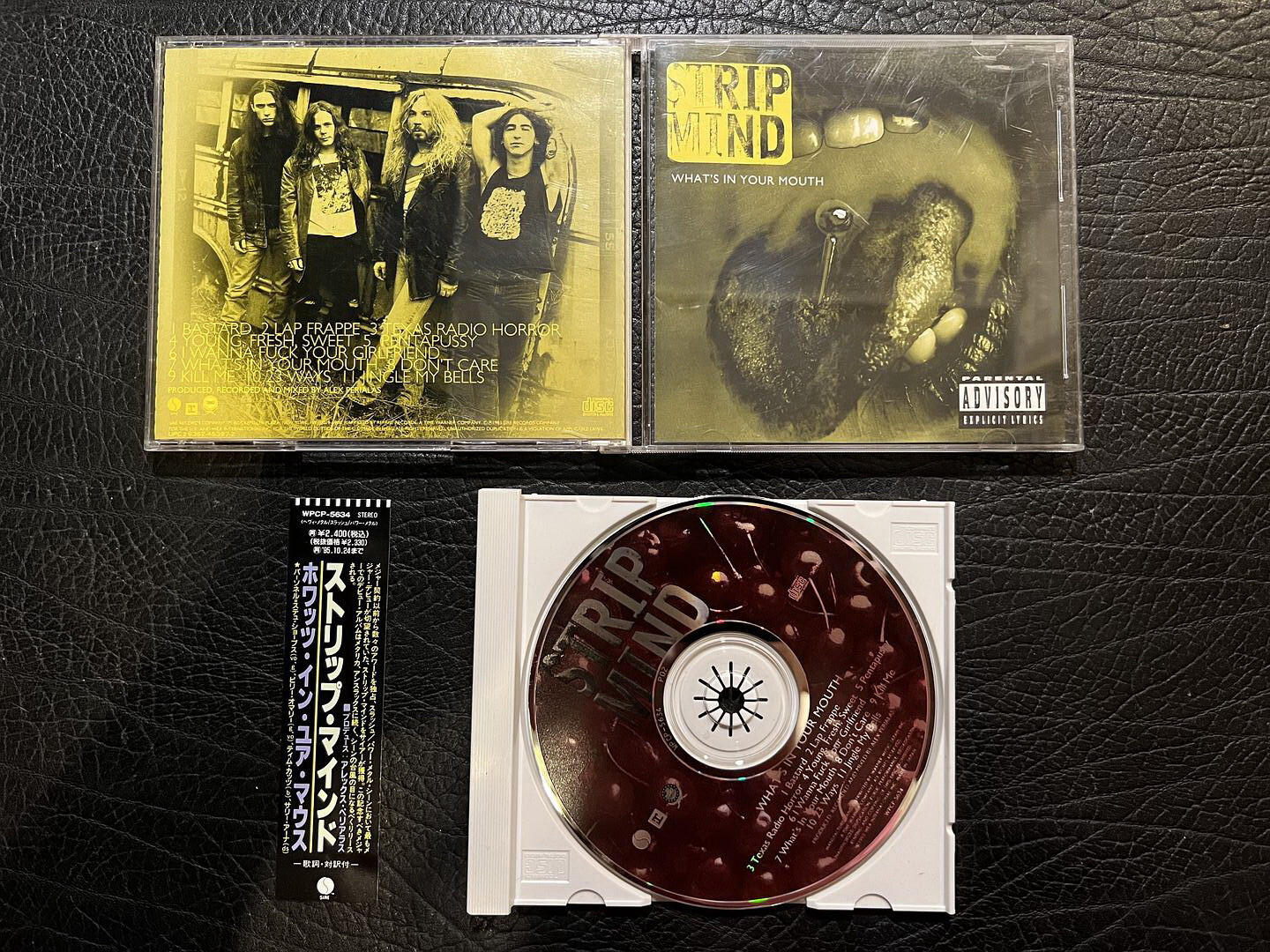 STRIP MIND What's In Your Mouth JAPAN CD 93 CUT OBI WPCP-5634 THRASH PUNK METAL