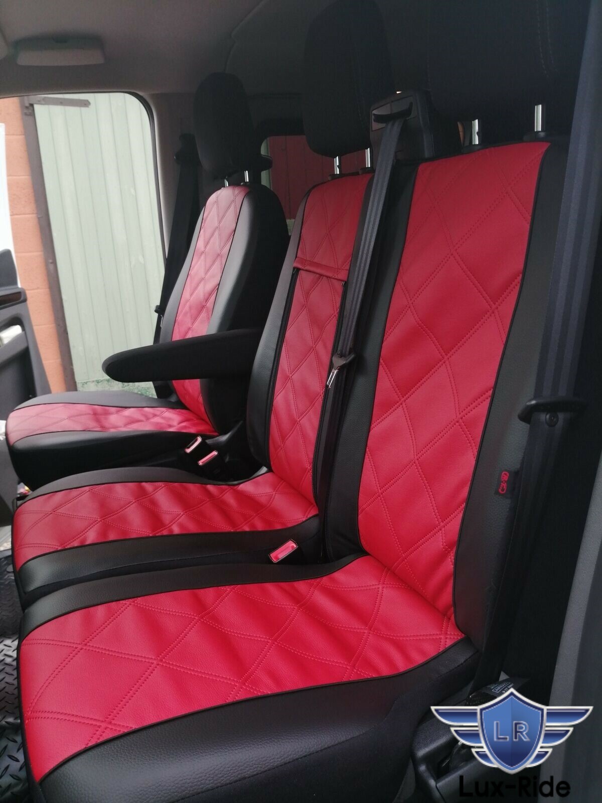 FORD TRANSIT CUSTOM 2016 2024 ART. LEATHER EMBOSSED TAILORED SEAT